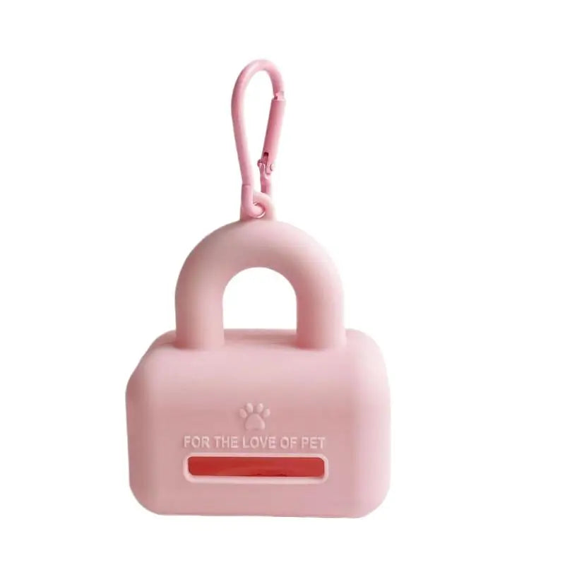 Silicone Pet Waste Bag Dispenser with Carabiner Clip Pet Waste Dispenser QXL