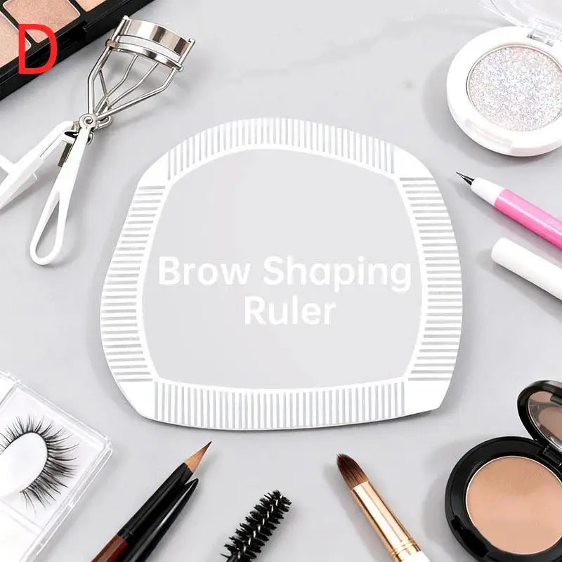 Brow Mapping Ruler – Acrylic Eyebrow Shaping Microblading Tool Eyebrow Mapping Ruler QXL D