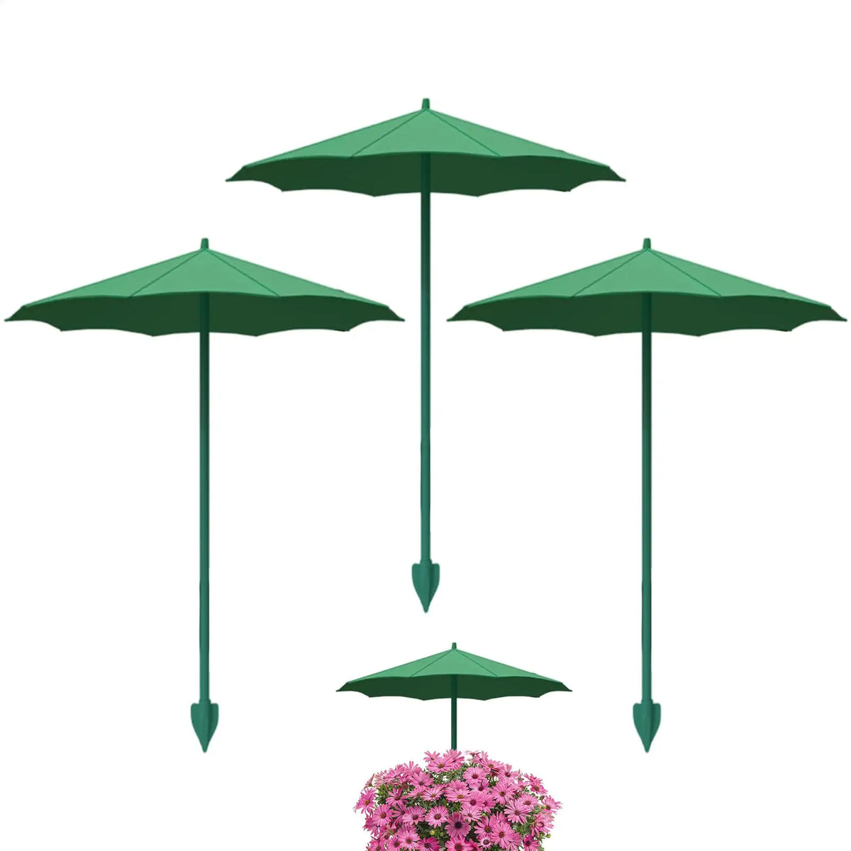 3-Pack Plant Shade Umbrellas | UV Sun Protection for Seedlings Plant Shade Umbrella QXL