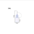 Needle Tip Squeeze Applicator Bottles 5–100ml | PE Plastic Applicator Squeeze Bottle QXL white 5ml