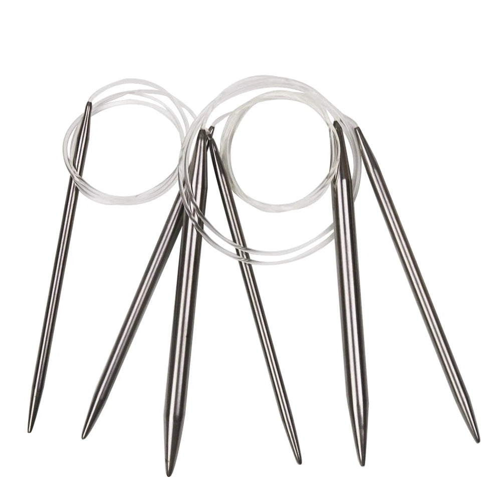 Stainless Steel Circular Knitting Needles 3mm 4.5mm 9mm Circular Knitting Needles QXL