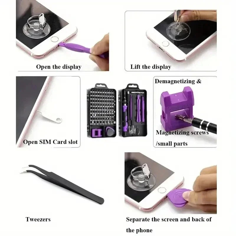 Precision Screwdriver Set | Torx Triwing Bits Repair Kit Precision Screwdriver Set QXL