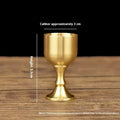 Brass Copper Wine Goblet | Mini Shot Glass & Décor Copper Wine Goblet QXL S