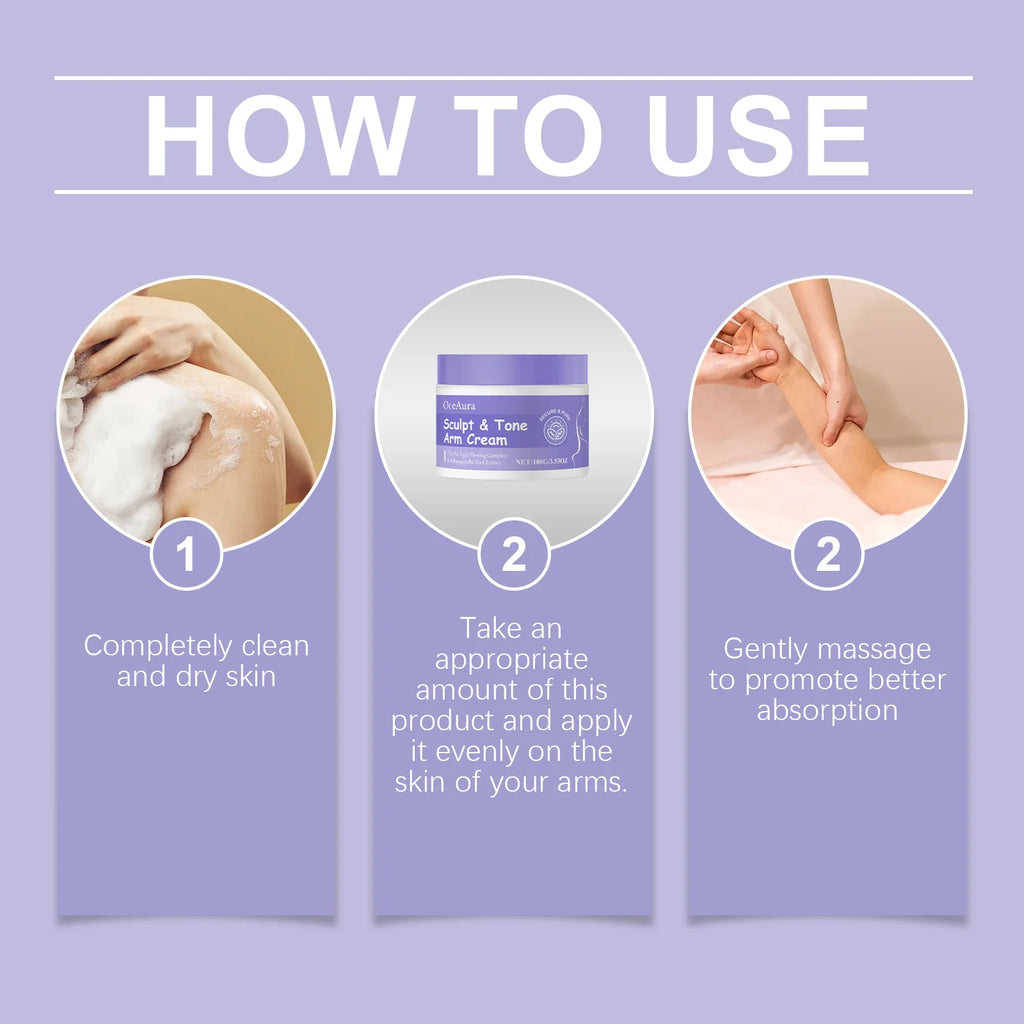 OceAura Arm Firming Cream | Collagen, Niacinamide Body Lotion Arm Firming Cream QXL