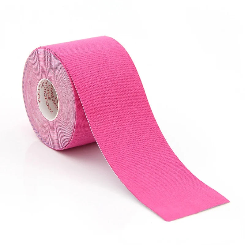 Facial Kinesiology Lifting Tape – V-Line, Neck & Eye Firming Facial Lifting Tape QXL Pink