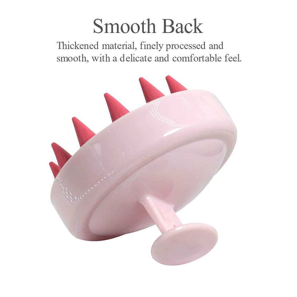 Silicone Scalp Massager Brush | Shampoo Scrubber & Exfoliator Scalp Massage Brush QXL