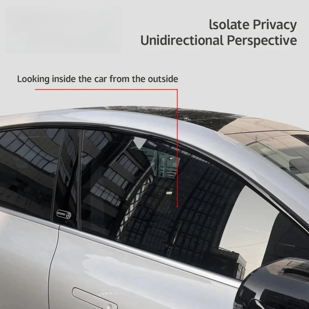 Black Car Window Tint Film 50x300cm | 1%–70% VLT UV Block Window Tint Film QXL