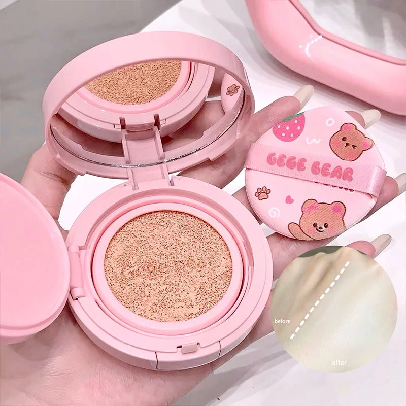 Gegebear Clear Nude Cushion Cream | Hydrating Foundation Cushion Foundation QXL
