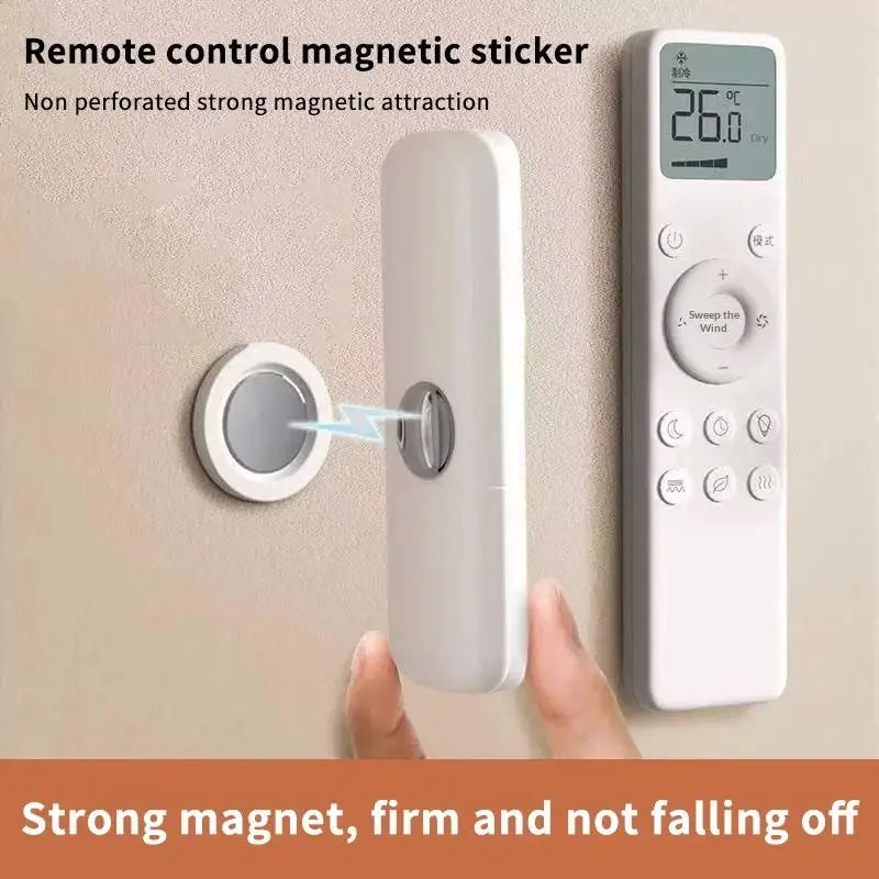 Magnetic Remote Control Holder Hook | Home & Desk Organizer Magnetic Storage Hook QXL Default Title