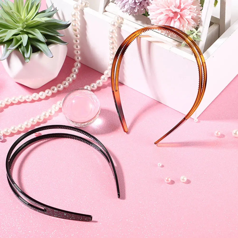 Two-Tier Hairband for Women & Girls | Chic Lightweight Headband Fashion Hairband QXL Default Title