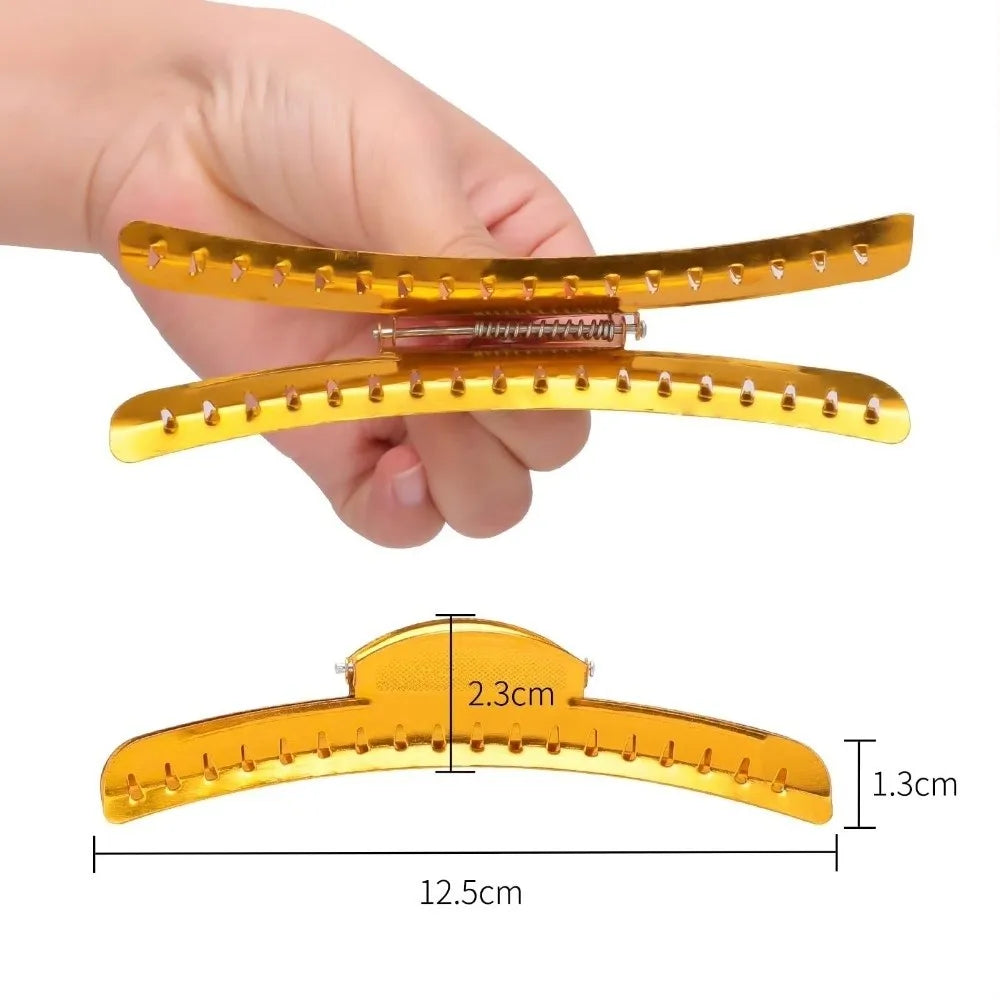 6-Pack Alloy Hairdressing Hair Clips | Salon & Styling Use Hairdressing Hair Clips QXL