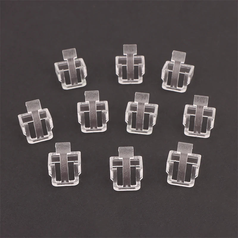 10-Pack RJ45 Latch Repair Covers | Network Cable Buckle Clips Network Cable Repair QXL Transparent