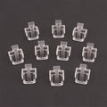 10-Pack RJ45 Latch Repair Covers | Network Cable Buckle Clips Network Cable Repair QXL Transparent