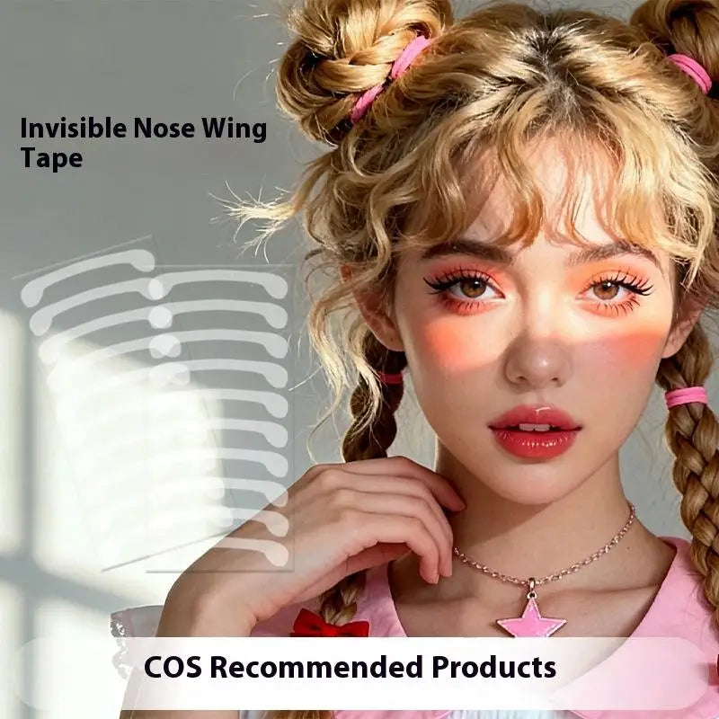 100-Pack Invisible Nose Wing Slimming Stickers | Makeup Tool Nose Shaping Stickers QXL
