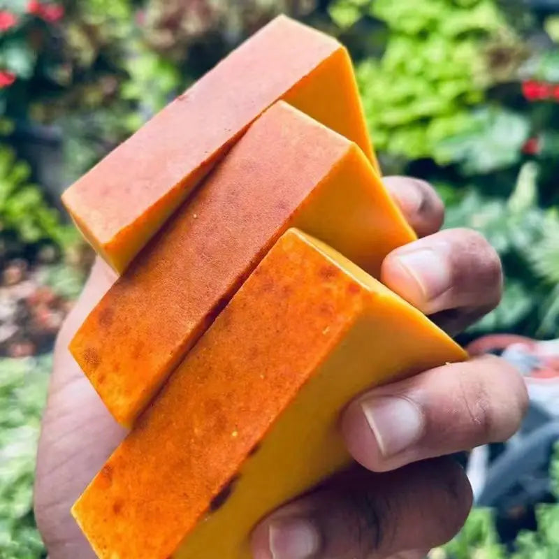 Turmeric Lemon Kojic Acid Ginger Handmade Cold Soap | Face & Body Natural Soap Bar QXL