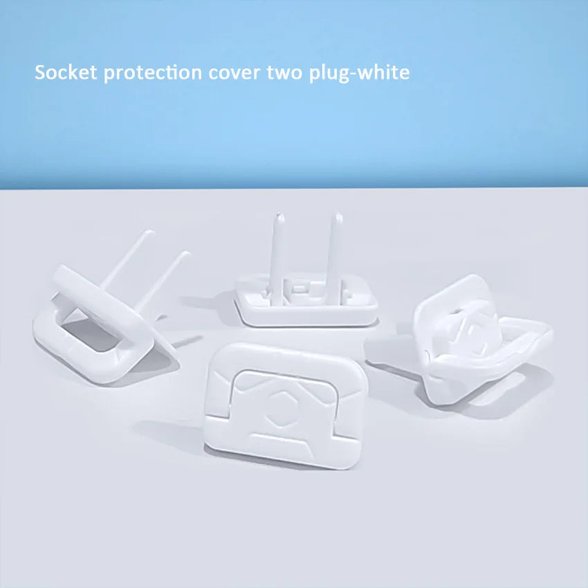 5-Pack Baby Electrical Outlet Safety Plug Covers | Child Guard Outlet Safety Cover QXL B96 2 plugs white