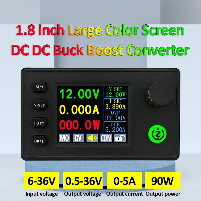 DC Buck Boost Converter 40W/90W Adjustable Lab Power Supply DC-DC Power Module QXL