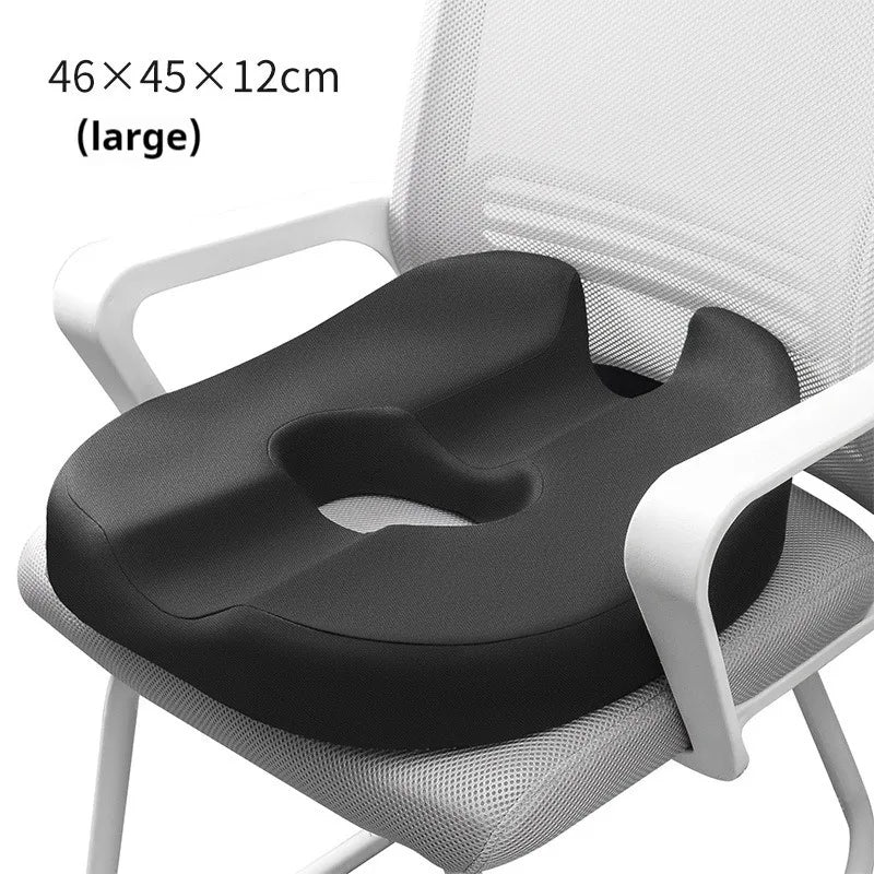 Memory Foam Seat Cushion | Hollow Design & Lumbar Support Memory Foam Cushion QXL Large size