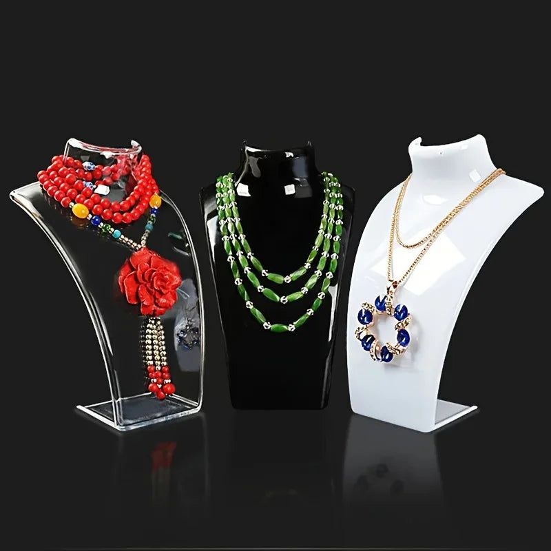 Acrylic Jewelry Display Stand | Necklace & Earring Holder Jewelry Display Stand QXL