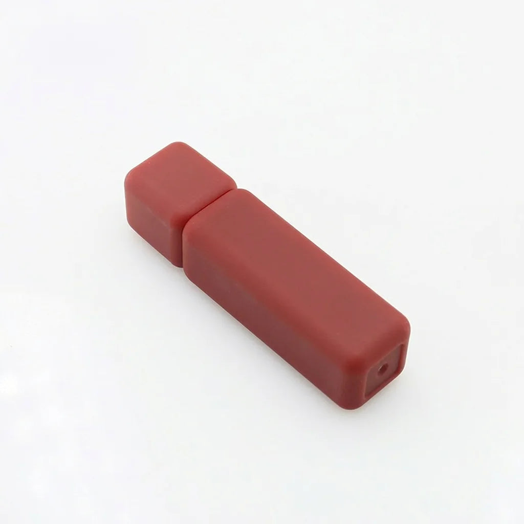 5ml Frosted Square Empty Lip Gloss Tube | Minimalist Container Lip Gloss Container QXL Wine Red