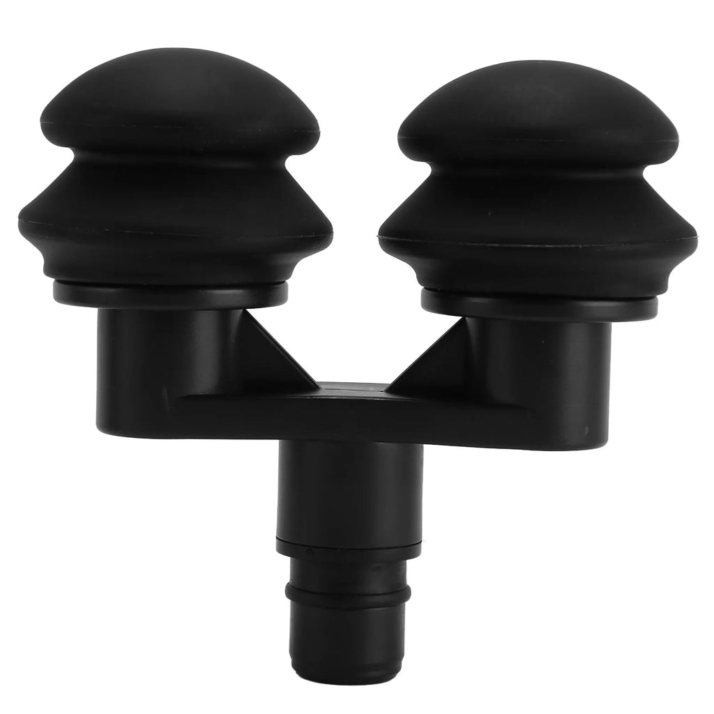 Massage Gun Replacement Heads | Rubber Fascia Massager Tips Massage Gun Attachment QXL