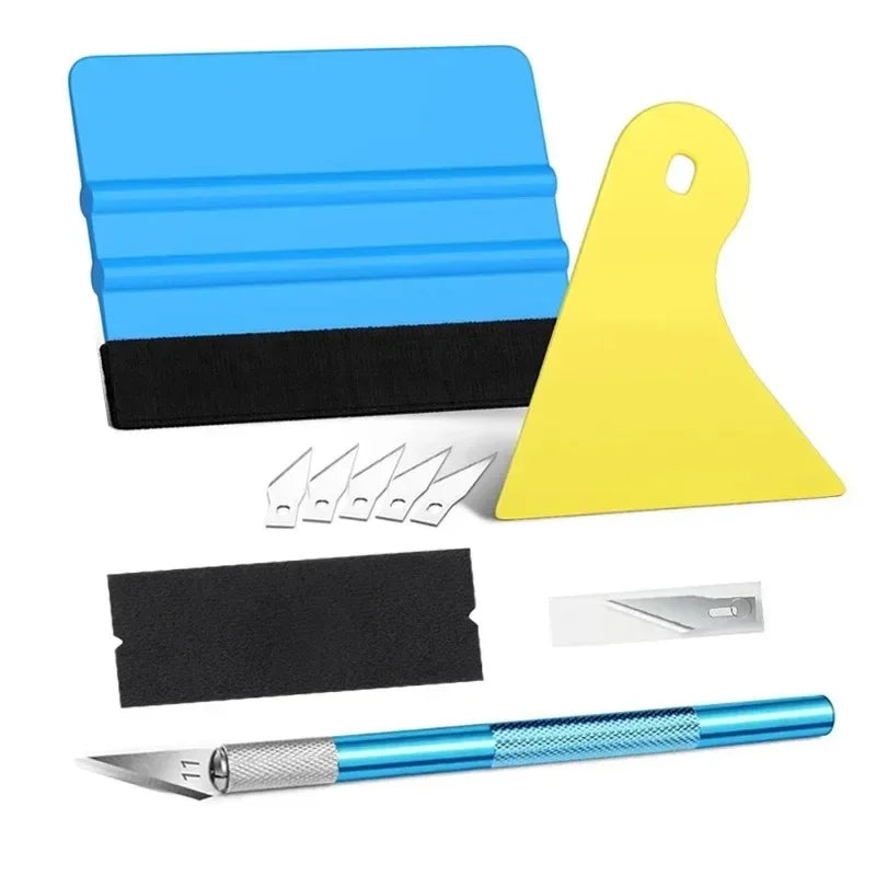 DIY Vinyl Wrap Tool Set – Squeegee & Precision Cutter Kit Vinyl Wrap Tool Kit QXL C