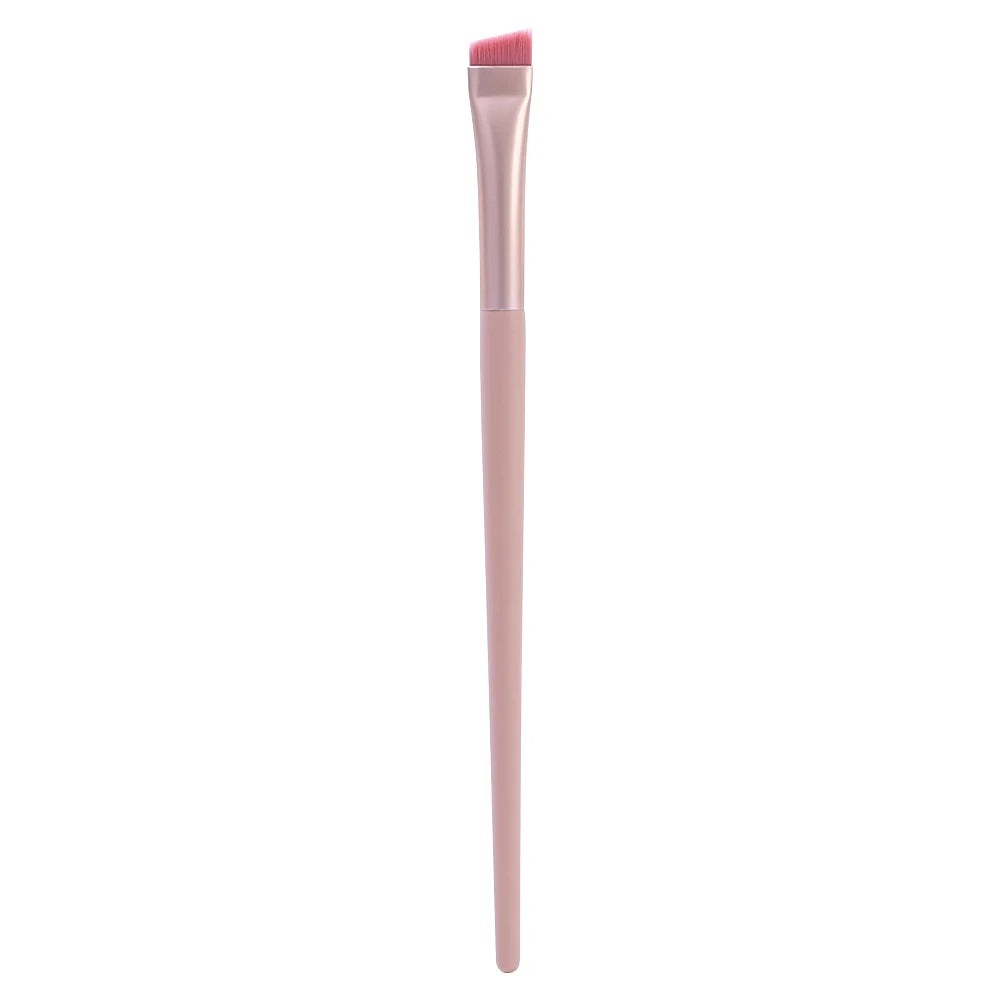 Angled Eyebrow & Eyeliner Brush | Soft Synthetic Flat Tip Eyebrow Eyeliner Brush QXL 08