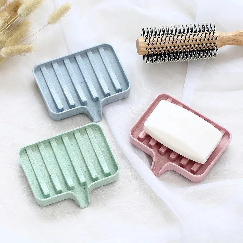 Wheat Straw Draining Soap Dish | Bathroom Soap Holder Soap Dish QXL