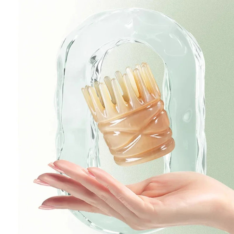 Resin Scalp Massage Comb | Gua Sha Head Massager Tool Scalp Massage Comb QXL