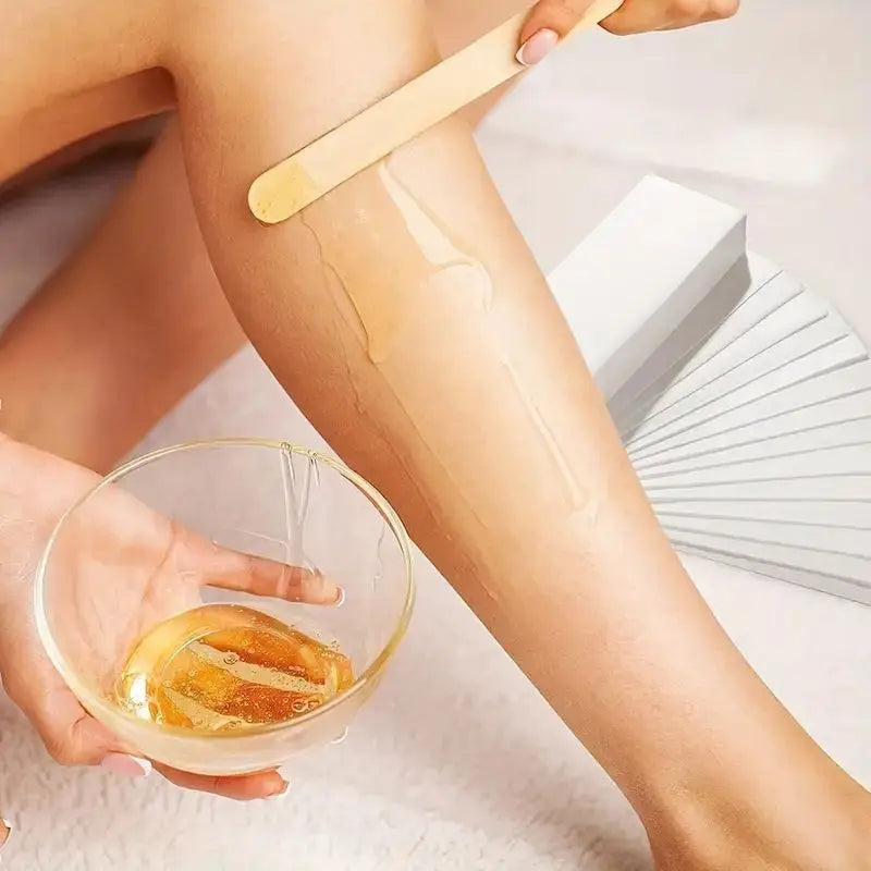 Deluxe Wax Strips Kit – Face, Leg, Body & Bikini Waxing Wax Strips Kit QXL