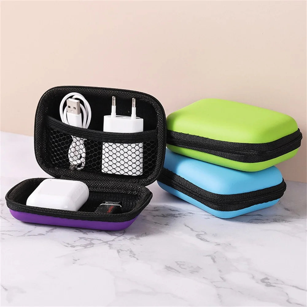 EVA Zipper Travel Case – Cable & Electronics Organizer Bag EVA Organizer Case QXL
