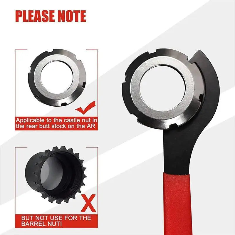 C Hook Spanner Wrench Set 38–62mm | Collet Chuck Round Nut Hook Spanner Wrench QXL