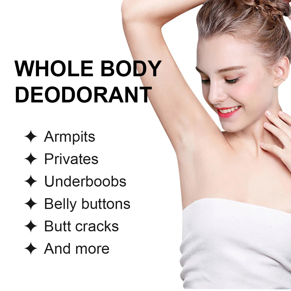 72-Hour Fruit Scented Body Deodorant Cream | Aluminum-Free Body Deodorant Cream QXL