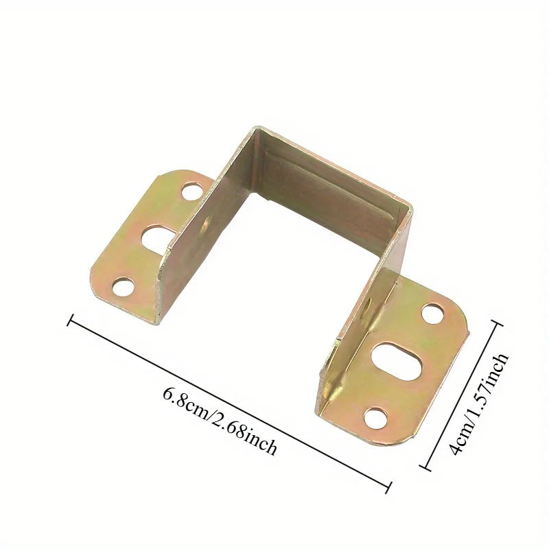 8-Pack L-Shaped Metal Bed Frame Corner Brackets | Heavy Duty Furniture Corner Brackets QXL
