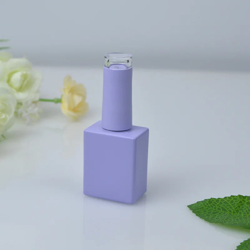Empty Glass Nail Polish Bottles 10ml & 15ml – DIY Refillable Nail Polish Bottle QXL 10ML Purple
