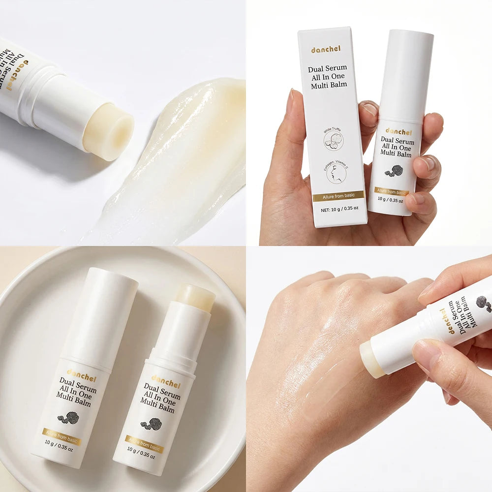 Vegan Collagen & Vitamin C 3-in-1 Balm Serum Stick | 10g Serum Balm Stick QXL