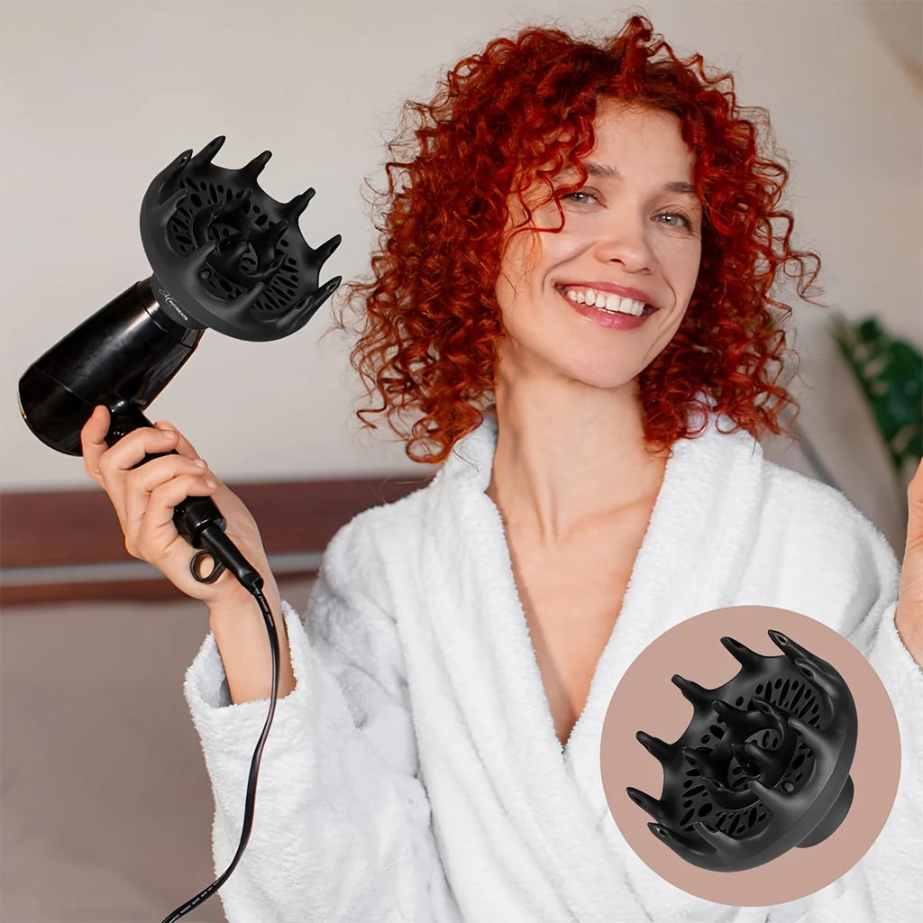 Universal Hair Dryer Diffuser Cover | Fits 4–4.6cm Nozzles Hair Dryer Diffuser QXL