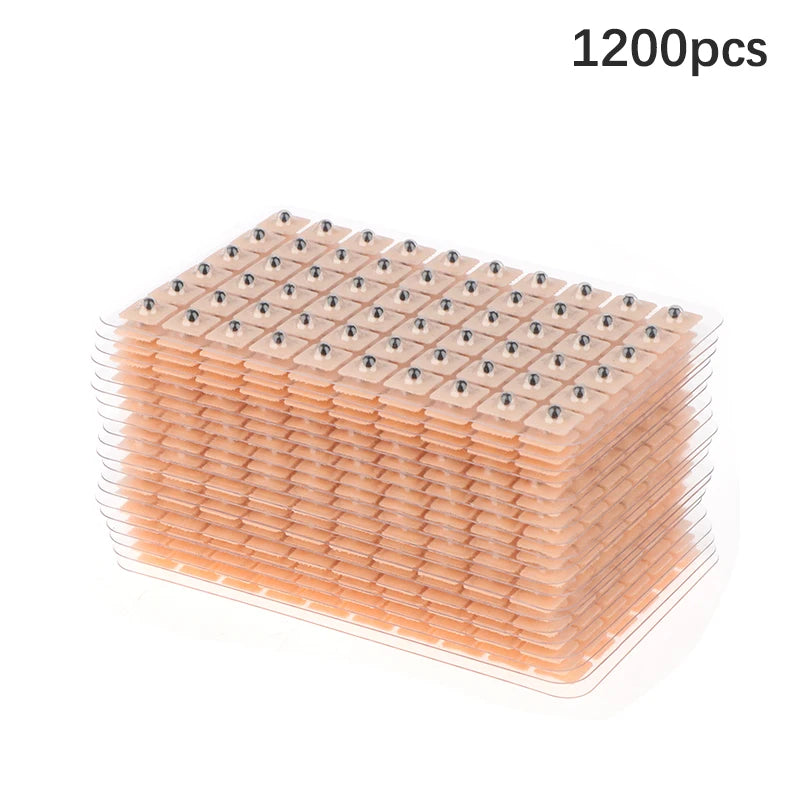 1200-Pack Auricular Ear Acupressure Pellets | Magnetic Bead Stickers Ear Acupressure Stickers QXL