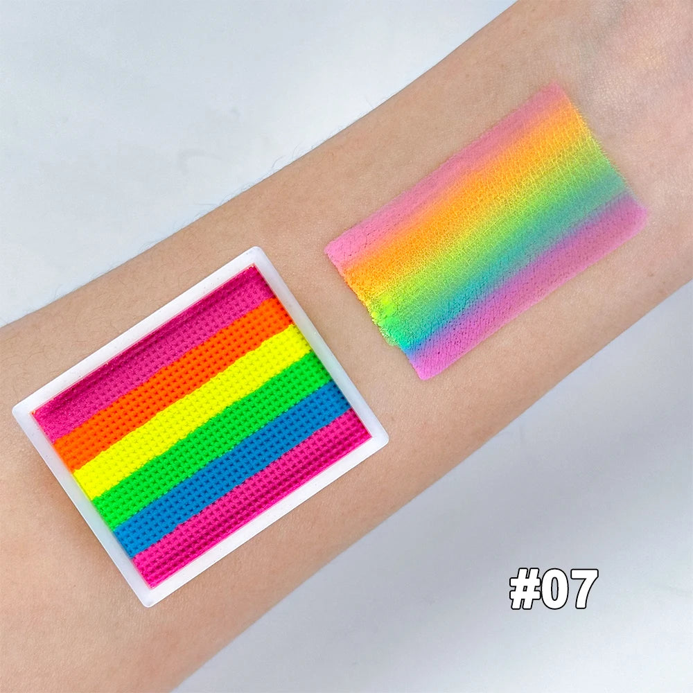 VERONNI 12-Color Water-Based Face & Body Paint Palette 8g Face & Body Paint QXL 07