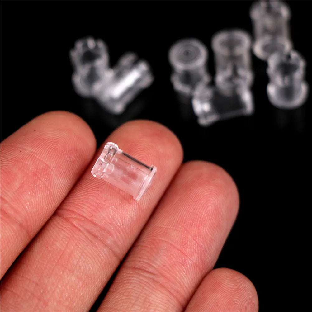 10-Pack 5mm Clear LED Lampshade Protectors | Plastic Covers LED Lampshade Cover QXL