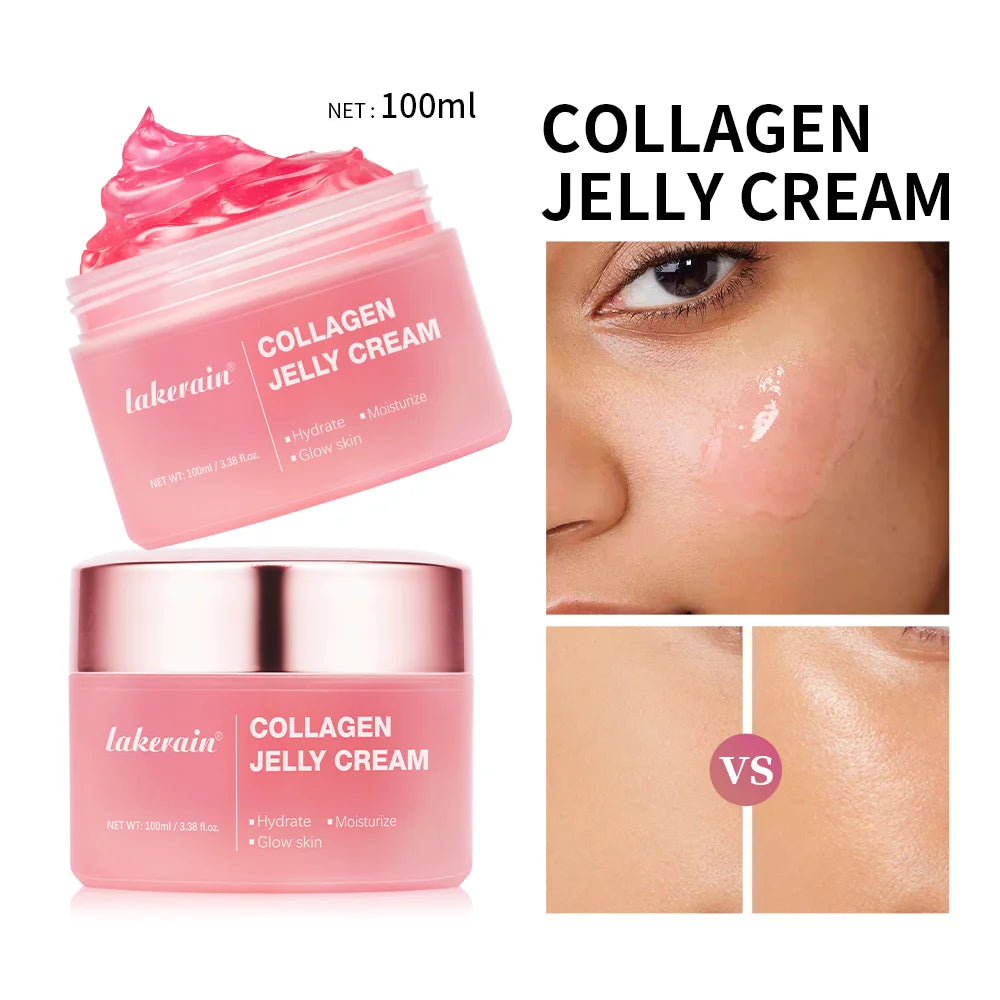 Collagen Jelly Face Cream with Niacinamide 100ml | Firming Gel Face Moisturizing Cream QXL 2pcs