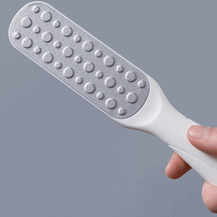 Double-Sided Foot Scrubber & Exfoliating Brush | Large Size Foot Scrubber File QXL