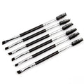 6-Piece Dual-Ended Eye Makeup Brush Set | Eyeliner & Brow Eye Makeup Brush Set QXL 6Zhiheiyinjiemaojuan