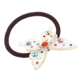 Rhinestone Butterfly Hair Ties – Elastic Ponytail Holders Butterfly Hair Ties QXL Default Title