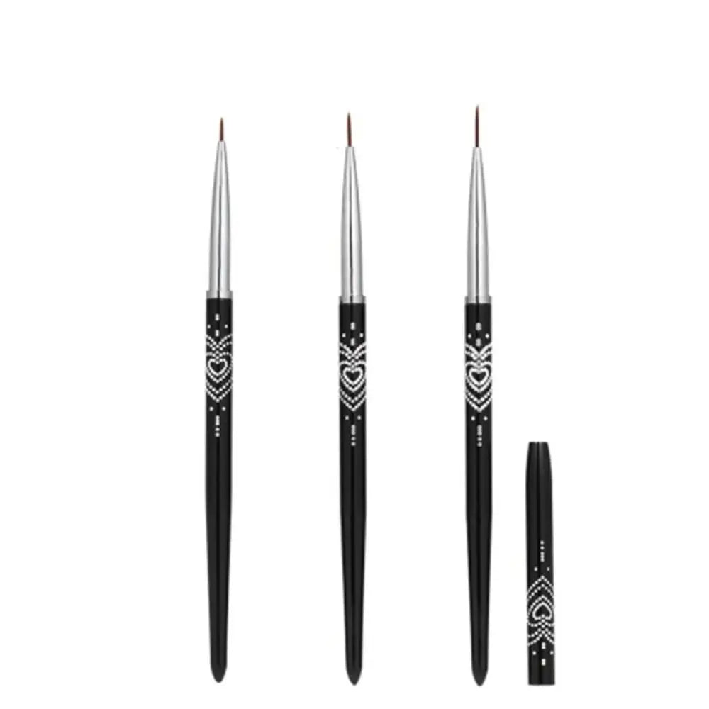 Eelhoe Nail Art Liner Brush – Metal Handle 7mm/9mm/11mm Nail Art Liner Brush QXL