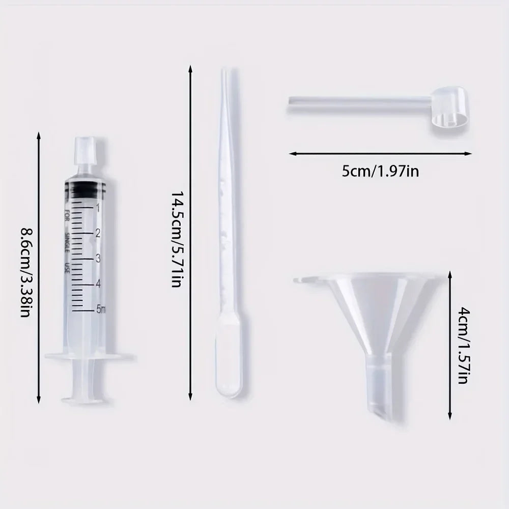 20/40-Pc Perfume & Cosmetic Transfer Kit – Pipette, Dropper & Funnel Cosmetic Transfer Kit QXL