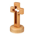 Standing Wooden Crucifix Cross | Christian Table Décor Gift Religious Décor Ornament QXL 1pcs