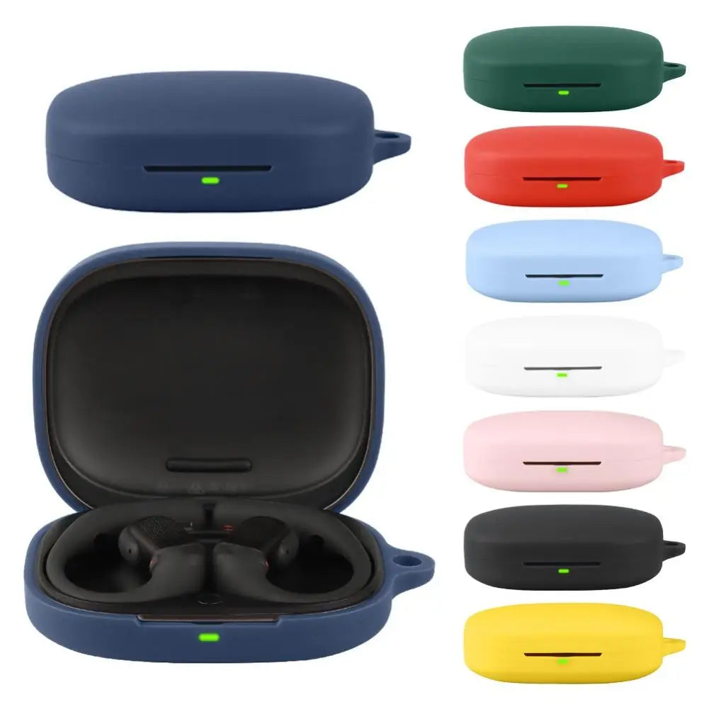 Silicone Case for SHOKZ OpenFit Pro | Shockproof Cover + Hook Headphone Case Cover QXL