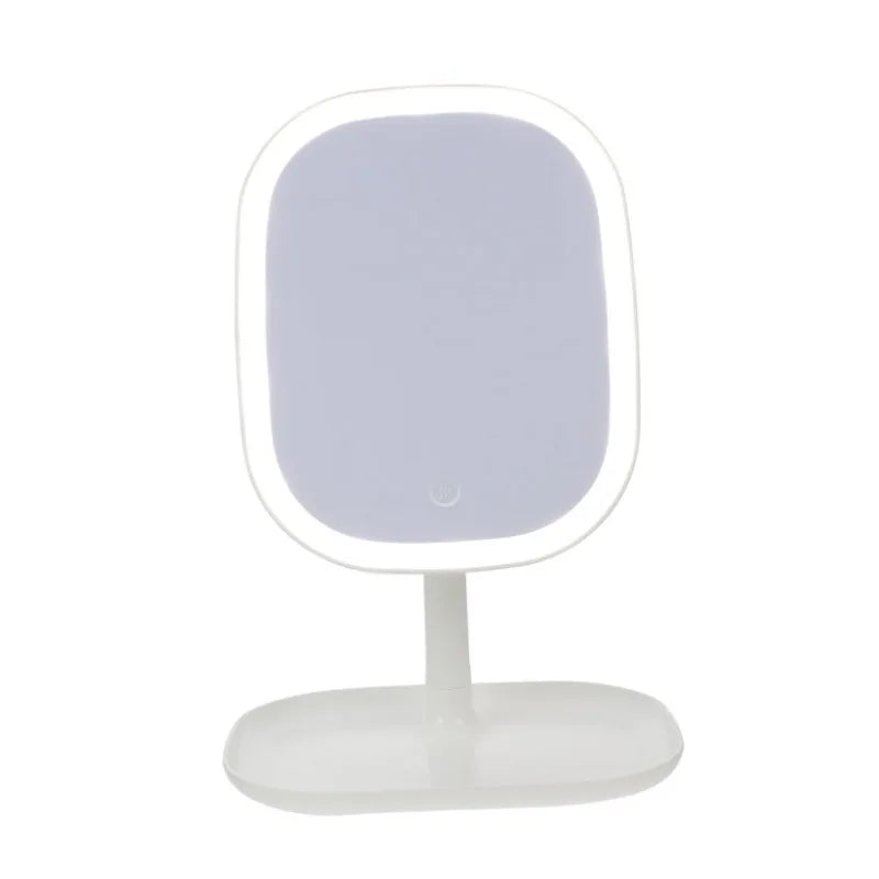 LED Touch Vanity Mirror | Illuminated Desktop Makeup Mirror LED Vanity Mirror QXL