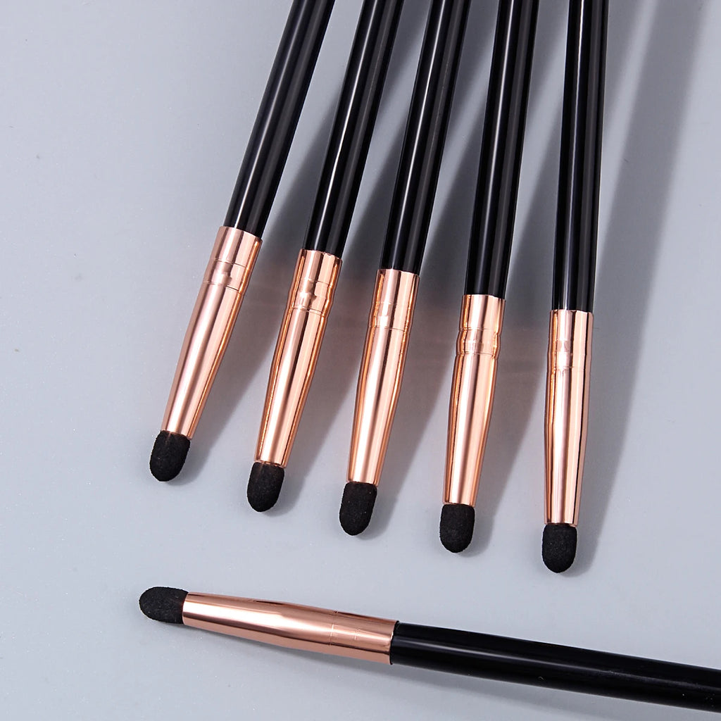 KOSSHOW Sponge Concealer Brush Set – Rose Gold Ferrule Concealer Brush Set QXL
